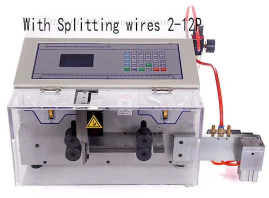 Επίπεδο καλώδιο Stripping Splitting Μηχανή WPM-09E+S